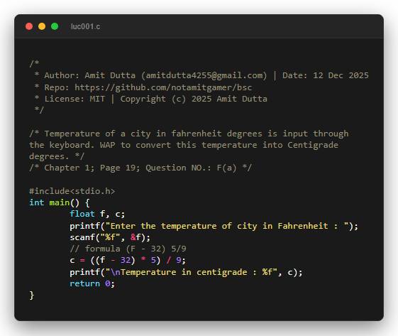 Temperature of a city in fahrenheit degrees is input through the keyboard. WAP to convert this temperature into Centigrade degrees.